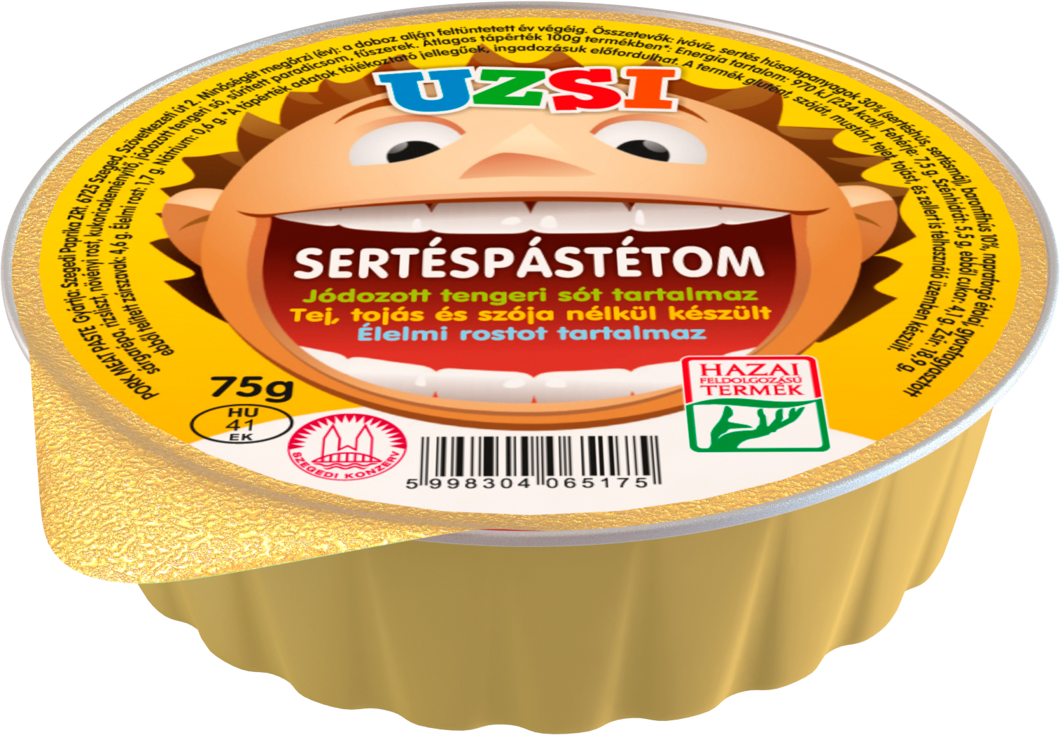 UZSI Sertéspástétom 75g